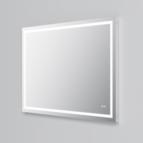 M91AMOX1001WG Универсальное зеркало настенное с контурной LED-подсветкой, 100 см фото 3