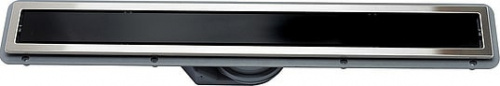 Душевой лоток Pestan Confluo Premium Line 850 черное стекло/сталь фото 2