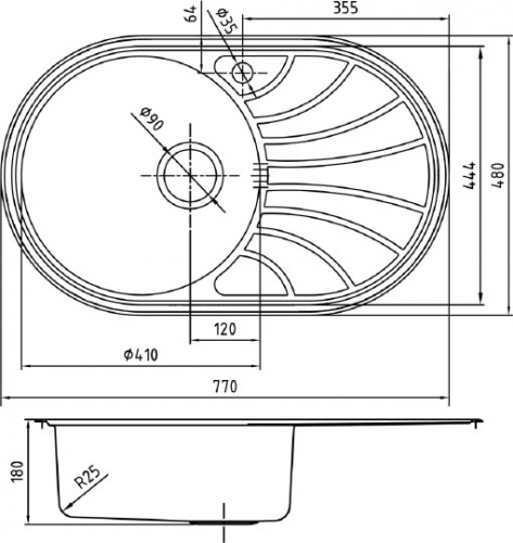 Мойка кухонная Iddis Suno SUN77SLi77 фото 2