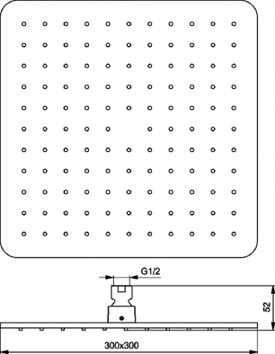 Верхний душ Ideal Standard IdealRain Cube B0025AA фото 2