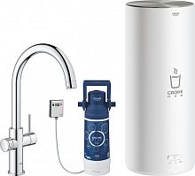 Смеситель Grohe Red II Duo 30079001 для кухонной мойки, с водонагревателем