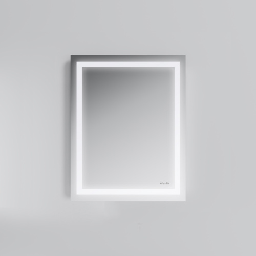 M91AMOX0551WG Универсальное зеркало настенное с контурной LED-подсветкой, 55 см фото 3