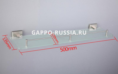 Полка стеклянная Gappo G1707 фото 3