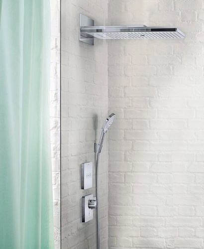 Переключатель потоков Hansgrohe ShowerSelect 15736400 на три потребителя, белый фото 3