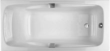 Чугунная ванна Jacob Delafon Repos 170x80, с отверстиями для ручек