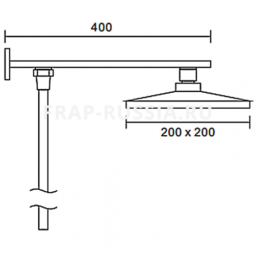 Душевая стойка Frap F2406 фото 2