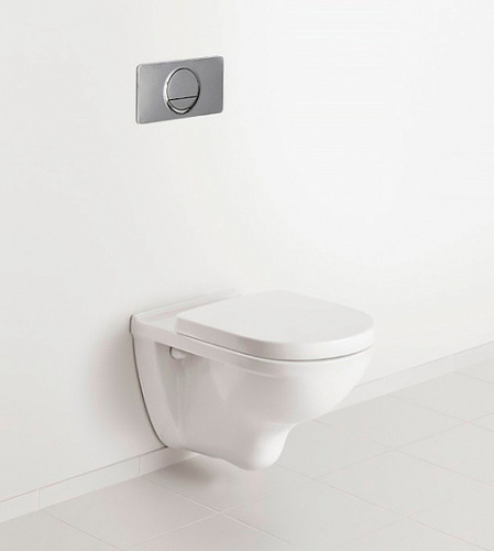 Унитаз подвесной Villeroy & Boch O'Novo 5660HR01 alpin, безободковый фото 4