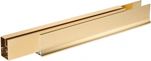 Шторка на ванну Vegas Glass ZV 150 09 10 профиль золото, стекло сатин фото 3