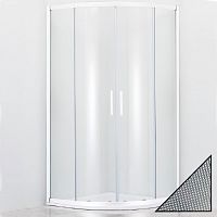 Душевой уголок Cezares Relax R-2-90-P-Bi стекло punto