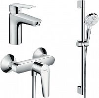 Душевой комплект Hansgrohe SET Logis E 100 (d)