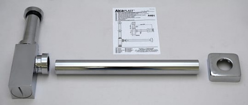 Сифон для раковины AlcaPlast A401 фото 3