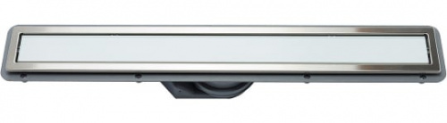 Душевой лоток Pestan Confluo Premium Line 750 белое стекло/сталь фото 3
