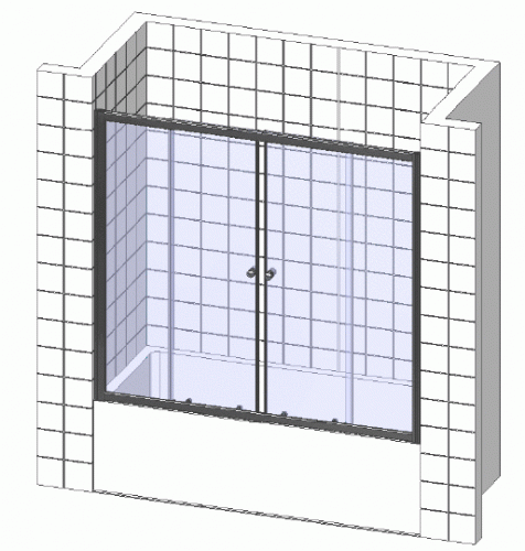 Шторка на ванну BelBagno Uno VF 2 170/145 C Cr фото 3