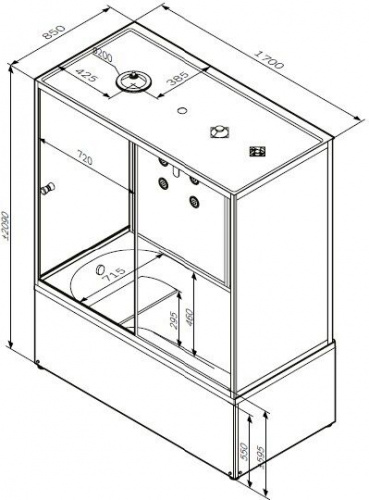 Душевой бокс AM.PM Sense W75B-170S085WTA фото 9