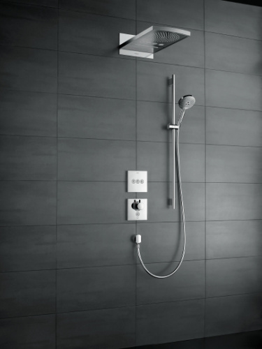 Переключатель потоков Hansgrohe ShowerSelect Trio/Quattro 15764000 на три потребителя фото 3