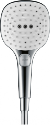 Душевой гарнитур Hansgrohe Raindance Select E 26720400 белый/хром фото 2