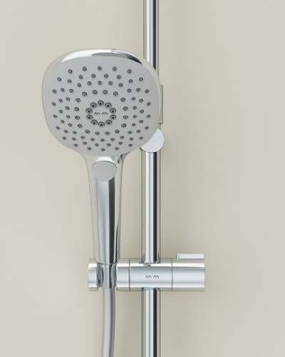 F0770A500 Spirit V2.0 душ.система, набор: смеситель д/ванны/душа с термостатом, верхн. душ d 250 мм, фото 3