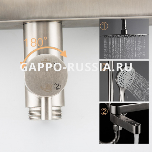 Душевая стойка Gappo G2499-30 фото 8 Душевая стойка Gappo G2499-30 фото 8