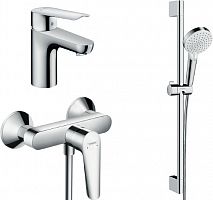 Душевой комплект Hansgrohe SET Logis E 70 (b)