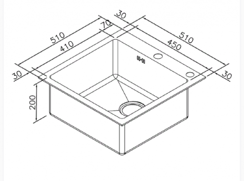 Мойка кухонная Zorg Inox RX RX-5151 фото 2