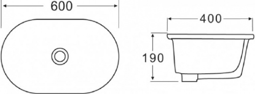 Раковина BelBagno BB1004 фото 2