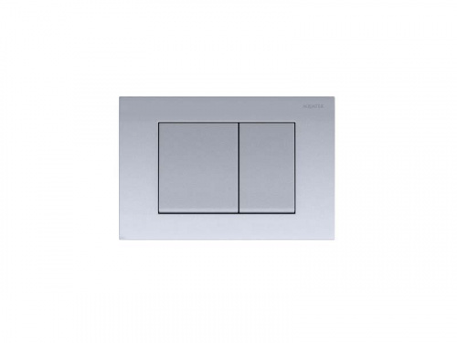 Панель смыва Aquatek Хром матовая (клавиши квадрат) KDI-0000011