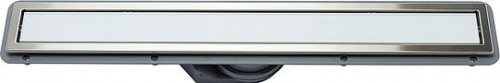Душевой лоток Pestan Confluo Premium Line 850 белое стекло/сталь фото 3