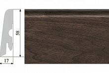 Плинтус Corkstyle Wood с фотопечатью American Walnut 58х17 мм