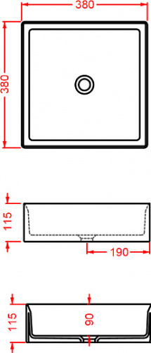 Рукомойник ArtCeram Scalino SCL001 38 см фото 5