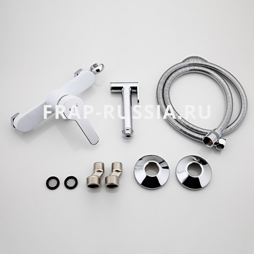 Смеситель для ванны с гигиеническим душем Frap F2041-8 фото 10